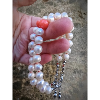 Katyba náramky náramek Říční perla a Korál S0551