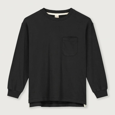 GRAY LABEL Oversized Triko GOTS Nearly Black