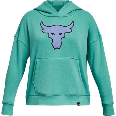 Under Armour Суитшърт с качулка Under Armour Pjt Rck Brhma Bull Fleece HD-GRN 1379027-369 Размер YLG