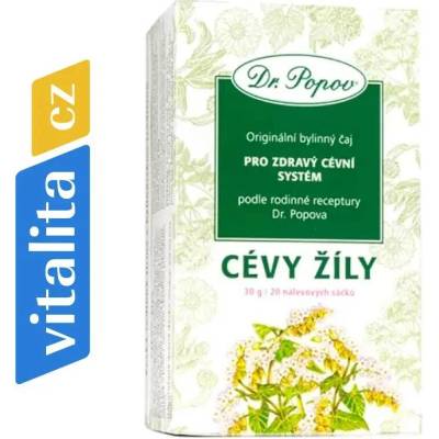 Dr.Popov Čaj Cévy žíly 20 x 1,5 g