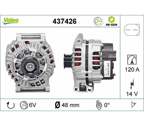 Alternátor VALEO 437426