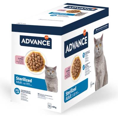 Advance Feline Sterilized Turkey 24 x 85 g