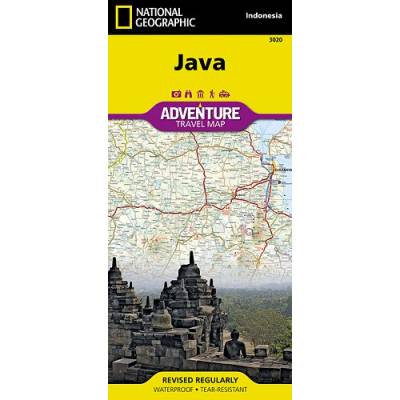 Jáva Indonésie Adventure Map GPS komp. NGS