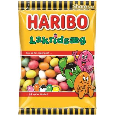 Haribo Lakridsæg 325 g