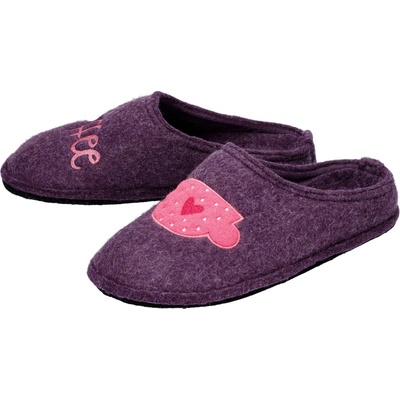 esmara dámská domácí obuv, s vysokým podílem vlny lila fialová – Zboží Dáma