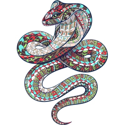 HARAHU Дървено пъзел - Cobra / M KP21934 (21934)