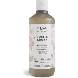 I Love Cosmetics Naturals Rose & Argan Body Wash 500 ml