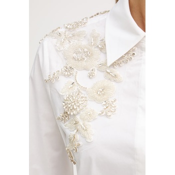 Blugirl Blumarine риза дамска от памук с еластан (RA6158.T2943)