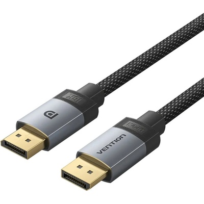 Vention Кабел Vention HGBHI, от DisplayPort(м) към DisplayPort(м), 3m, черен (HGBHI)