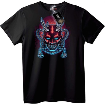 NOONEBRAND Тениска Демон Маска - 2XL, Black