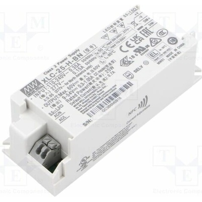 MEAN WELL XLC-25-H-BN Napájecí zdroj: spínaný; LED; 25W; 9÷54VDC; 300mA÷1,05A; XLC-25