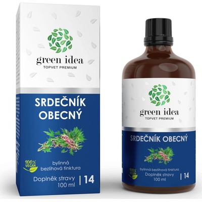 Green idea Tinktura bezlihová Srdečník 100 ml