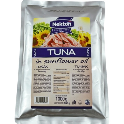 Nekton Tuniak v slnečnicovom oleji kúsky 1000 g