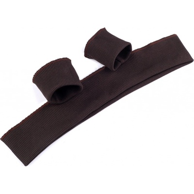 Prima-obchod Elastické náplety šíře 7 cm sada (2x rukáv, 1x pás), barva 7 (003) hnědá tmavá