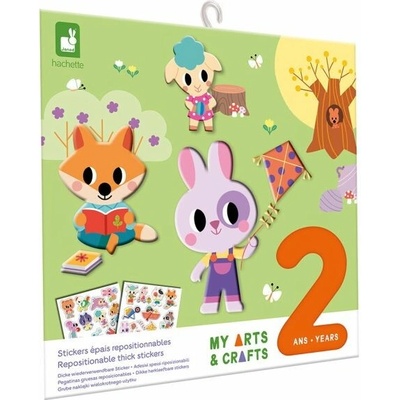 Janod Kreativní sada znovupoužitelné samolepky zvířátka