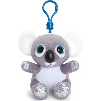 Keel Toys Плюшена играчка с клипс за раница Keel toys - Панда, 12 cm (SF6556)