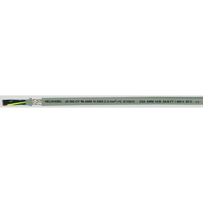 Helu JZ-602-CY 82971-1000 riadiaci kábel 5 G 1.5 mm² 1000m sivá