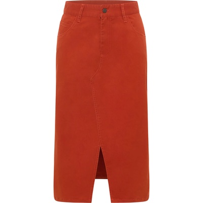 Tranquillo Дамска пола Tranquillo Women's Langer Rock mit Schlitz Skirt - Rooibos - размер 36 (EU) (113-1152-0111)