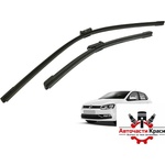 Paolo Предни чистачки съвместими с VW Polo (09+) / VW UP (12+) 2бр/к-т (65283) - avtochastikrasi