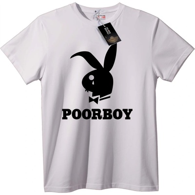 NOONEBRAND Тениска Poorboy Playboy - 3XL, Black
