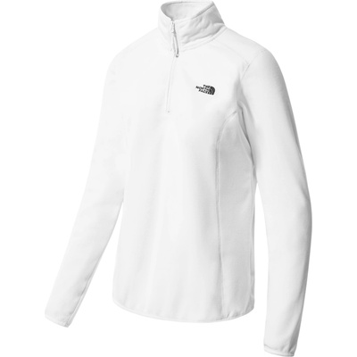 The North Face 100 Glacier 1/4 Zip Fleece Womens - White Dune