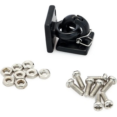 HOBBYTECH Odtahové černé kovové oka včetně pojistky sada HT-SU1801030