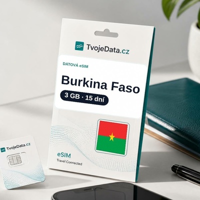 eSIM Burkina Faso 3 GB / 15 dní