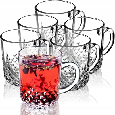 Kadax Sklenice na kávu Spike 6x 230 ml