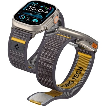 Spigen Спортна каишка за Apple Watch 6/7/8/9/10/SE/Ultra 1 / 2 (44/45/46/49 mm) от Spigen Athlex Air - Active Gray (8809971238656)