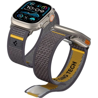 Spigen Спортна каишка за Apple Watch 6/7/8/9/10/SE/Ultra 1 / 2 (44/45/46/49 mm) от Spigen Athlex Air - Active Gray (8809971238656)