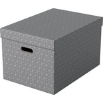 ESSELTE Home Размер L 3бр/опаковка сива кутия за съхранение 628287 (628287)