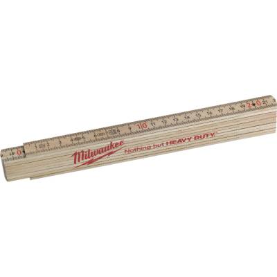 MILWAUKEE Dřevěný skládací metr - 2m 4932459303
