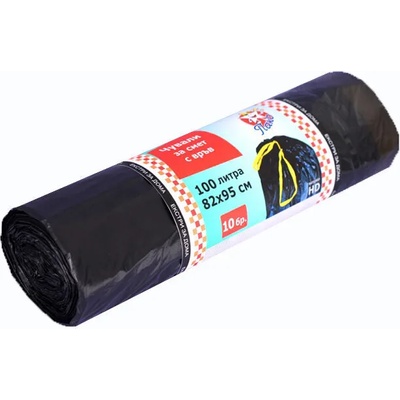 Чувал с връв 100 л hd 10БР (1516)