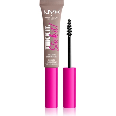 NYX Professional Makeup Thick it Stick It Brow Mascara спирала за вежди цвят 02 Cool Blonde 7ml