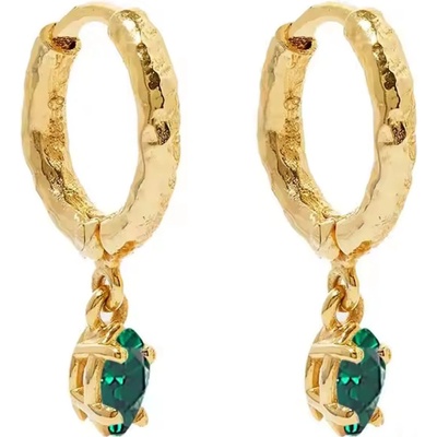Olivie stříbrné náušnice GOLD 8728