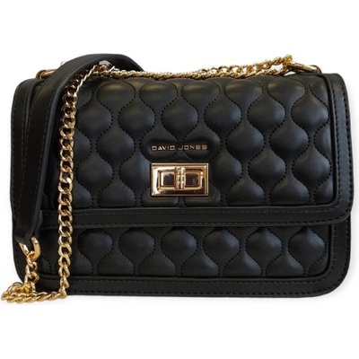 David Jones trendy kabelka s řetízkem 6918-1 black černá