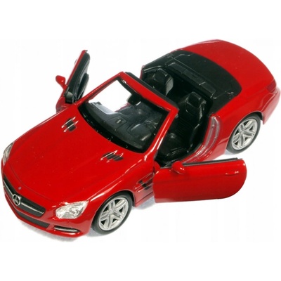 Welly Mercedes Benz SL500 Convertible 2012 červený 1:34-39
