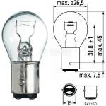  AUTOEXPRESS Крушка с две светлини 21/5W BA15d 12V Auto lamp