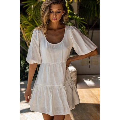 Madmext Дамска рокля mg1011 - Бяла 305859 (305859_Бяло)