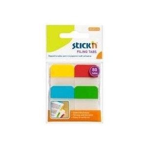 STICK'N Transparent index pads, 4 colors