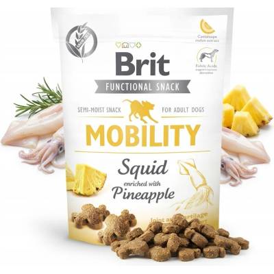 Functional Snack Brit Care Dog Mobility kalamár ananás maškrta pre psa 150 g