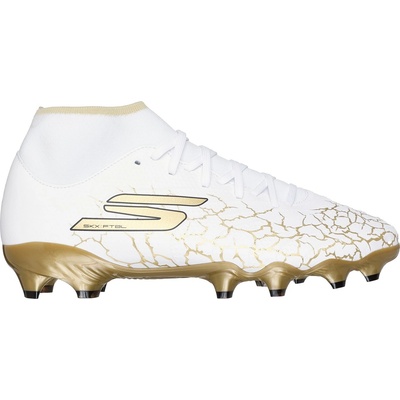 Skechers Футболни бутонки Skechers SKX_1.5 High Academy Firm Ground Football Boots - Wht/Blk/Gld