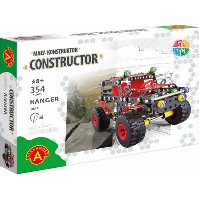 Alexander Toys Метален конструктор Alexander, 354 части - Ranger Black Spider (AL2814)