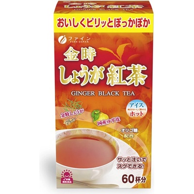 Fine Japan Черен чай с джинджифил и юзу 60 сашета | Fine Japan (006164 (000065) FJ)
