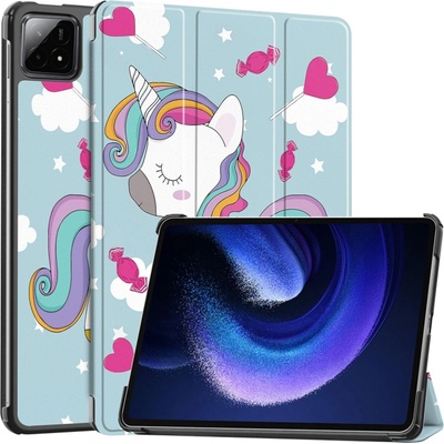 Techsuit Калъф за Xiaomi Pad 6S Pro 12.4 - FoldPro - Еднорог