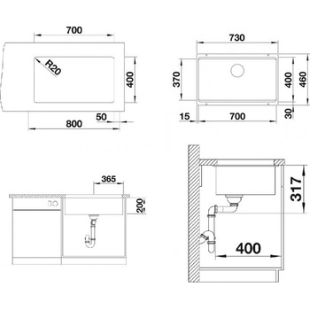 Image 1 of BLANCO ETAGON 700-U (525176)