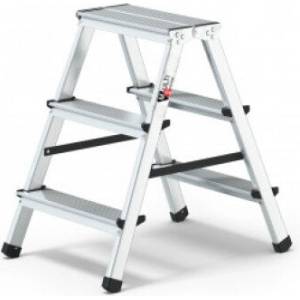  Алуминиева двустранна домакинска стълба Drabest 2x3 - 2, 60 м (3513650)