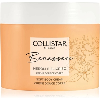 Collistar Benessere Neroli and Helichrysum hedvábně jemný tělový krém 200 ml