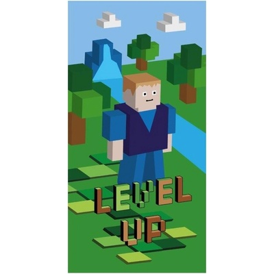 Detexpol Osuška Kocky Level Up 70x140 cm
