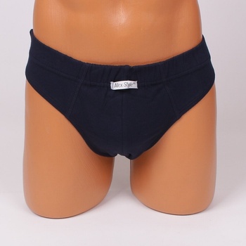 Тъмносин памучен слип